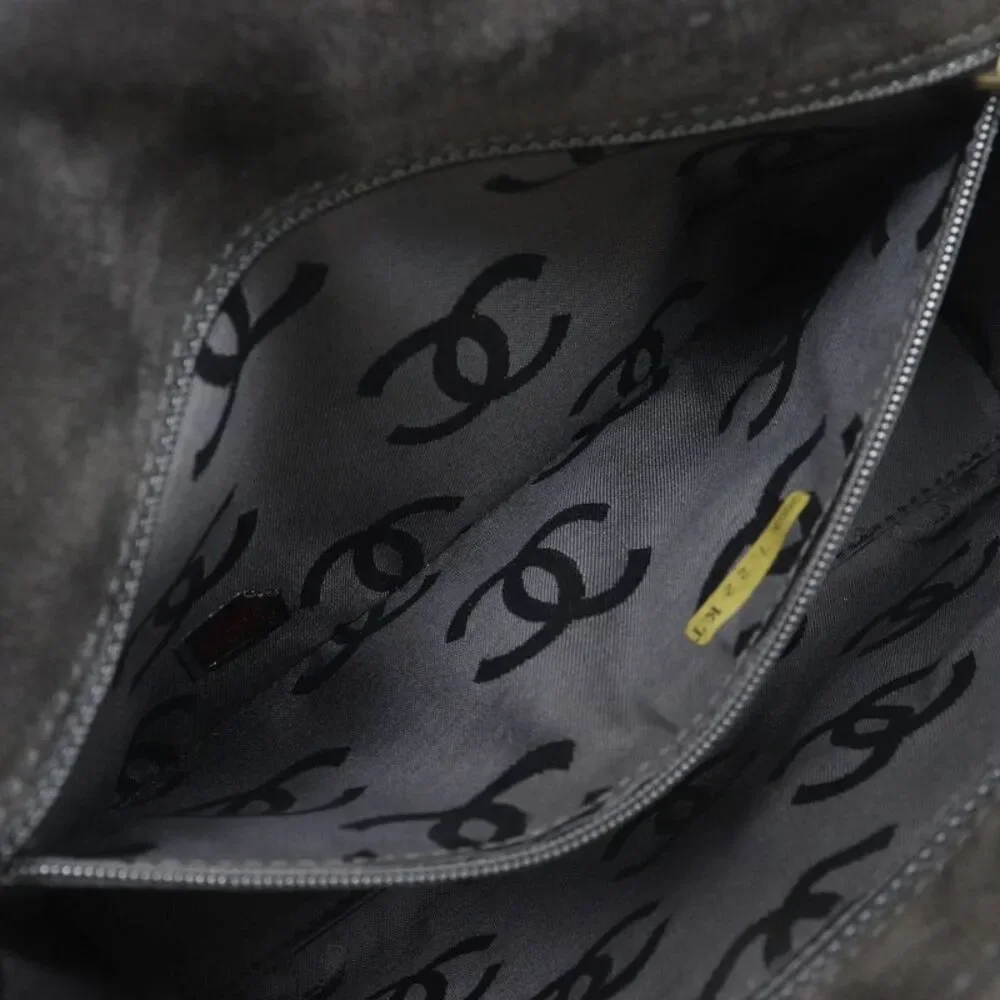 Chanel Wild Stitch Suede Shoulder Bag
